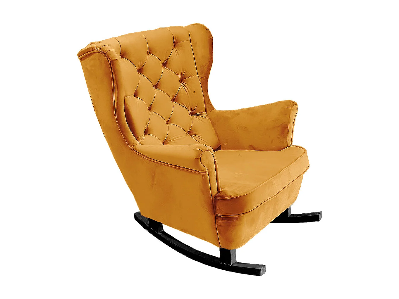 Relaxfauteuil met Gestoffeerde Zitting en Armleuningen, TV Fauteuil 102x81x95cm Goud_29820