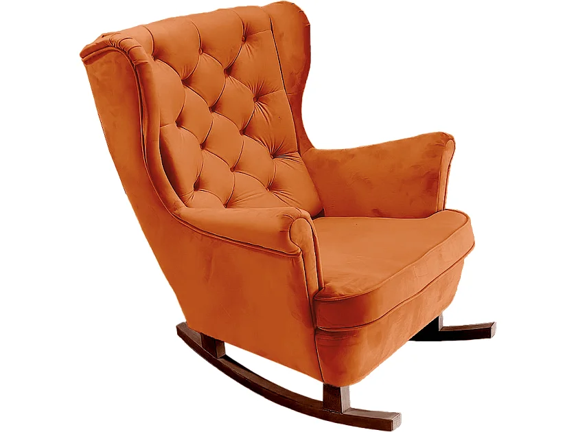Relaxfauteuil met Gestoffeerde Zitting en Armleuningen, TV Fauteuil 102x81x95cm Oranje_29825