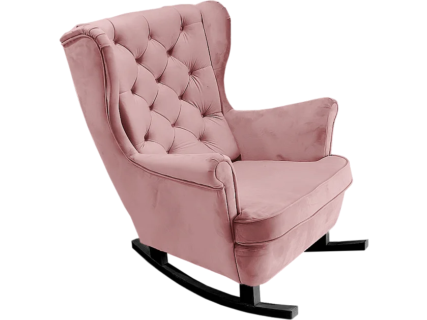 Relaxfauteuil met Gestoffeerde Zitting en Armleuningen, TV Fauteuil 102x81x95cm Roze_29838