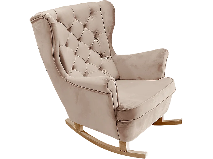 Relaxfauteuil met Gestoffeerde Zitting en Armleuningen, TV Fauteuil 102x81x95cm Cappuccino_29811