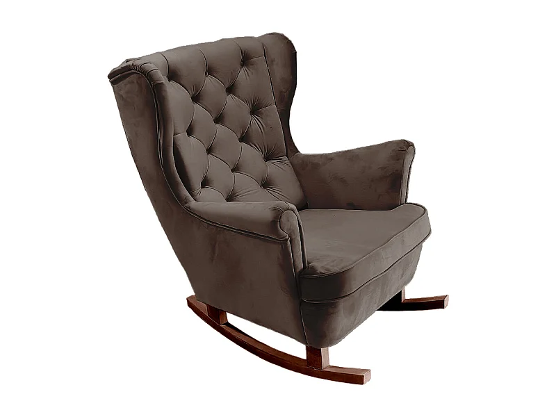 Relaxfauteuil met Gestoffeerde Zitting en Armleuningen, TV Fauteuil 102x81x95cm Bruin_29844