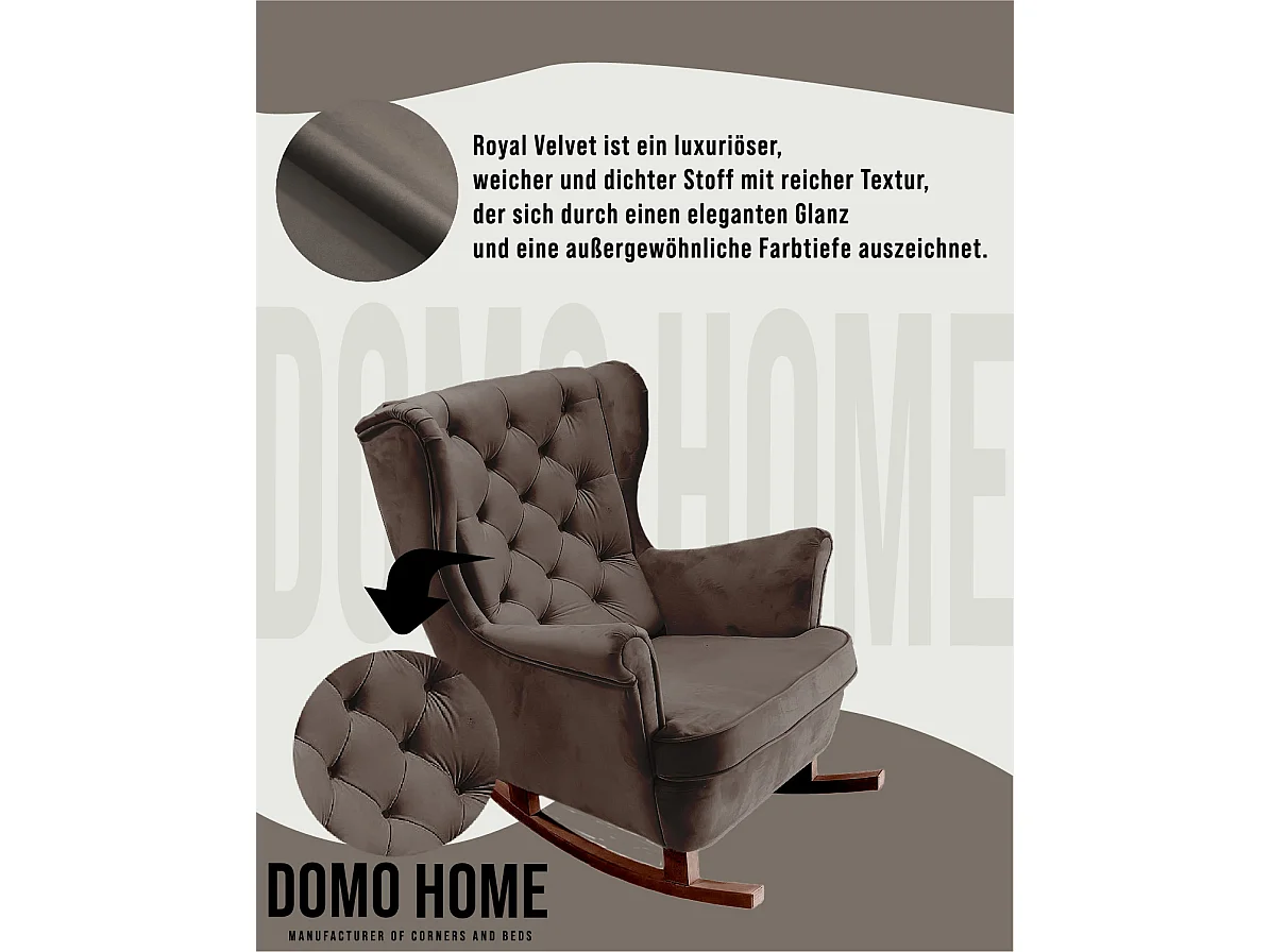 Relaxfauteuil met Gestoffeerde Zitting en Armleuningen, TV Fauteuil 102x81x95cm Bruin_29844