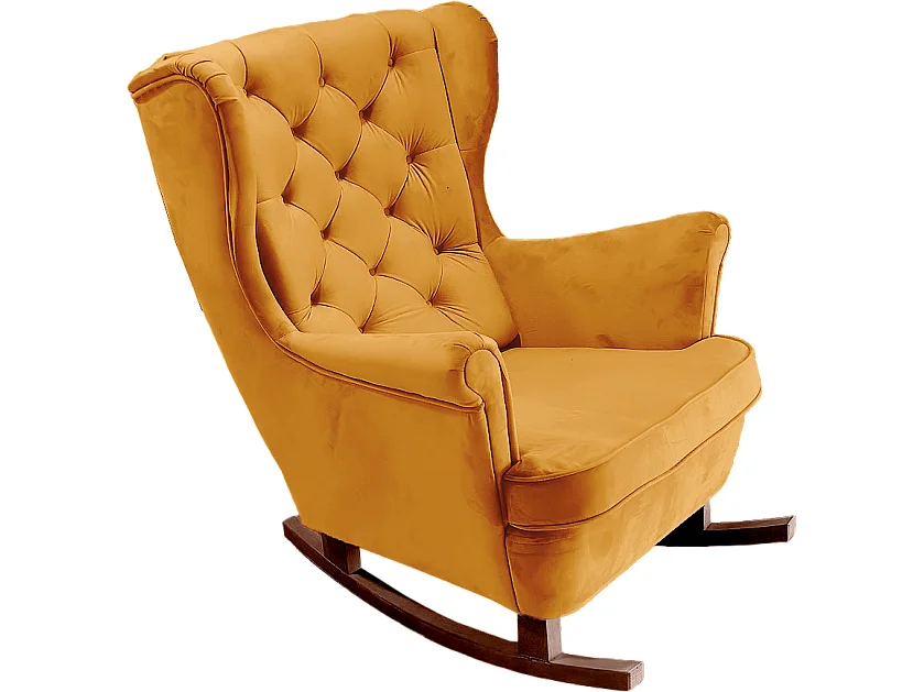 Relaxfauteuil met Gestoffeerde Zitting en Armleuningen, TV Fauteuil 102x81x95cm Goud_29820