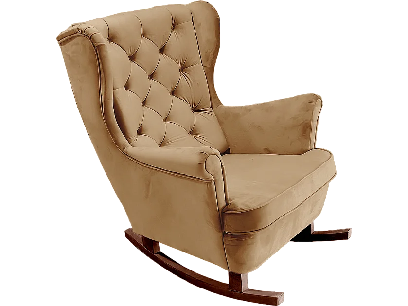 Relaxfauteuil met Gestoffeerde Zitting en Armleuningen, TV Fauteuil 102x81x95cm Beige_29806