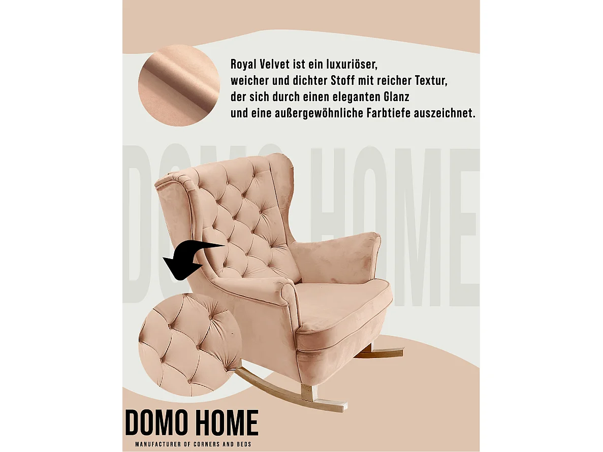 Relaxfauteuil met Gestoffeerde Zitting en Armleuningen, TV Fauteuil 102x81x95cm Poederroze_29829