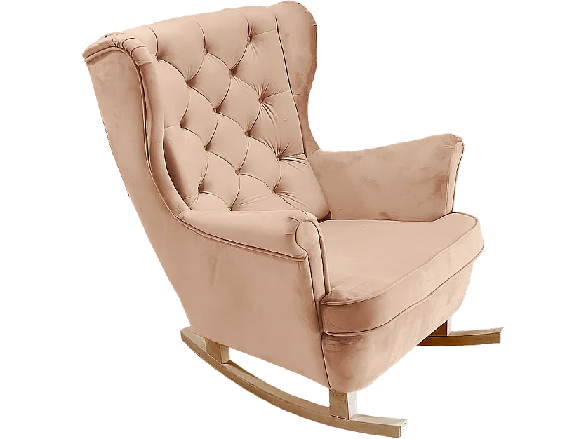 Relaxfauteuil met Gestoffeerde Zitting en Armleuningen, TV Fauteuil 102x81x95cm Poederroze_29829