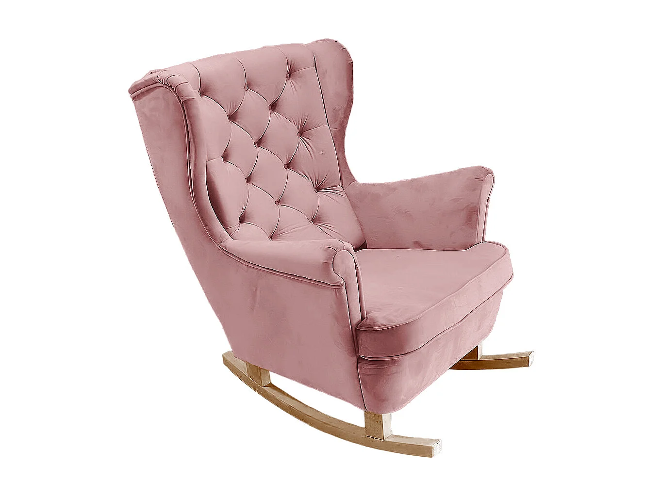 Relaxfauteuil met Gestoffeerde Zitting en Armleuningen, TV Fauteuil 102x81x95cm Roze_29838