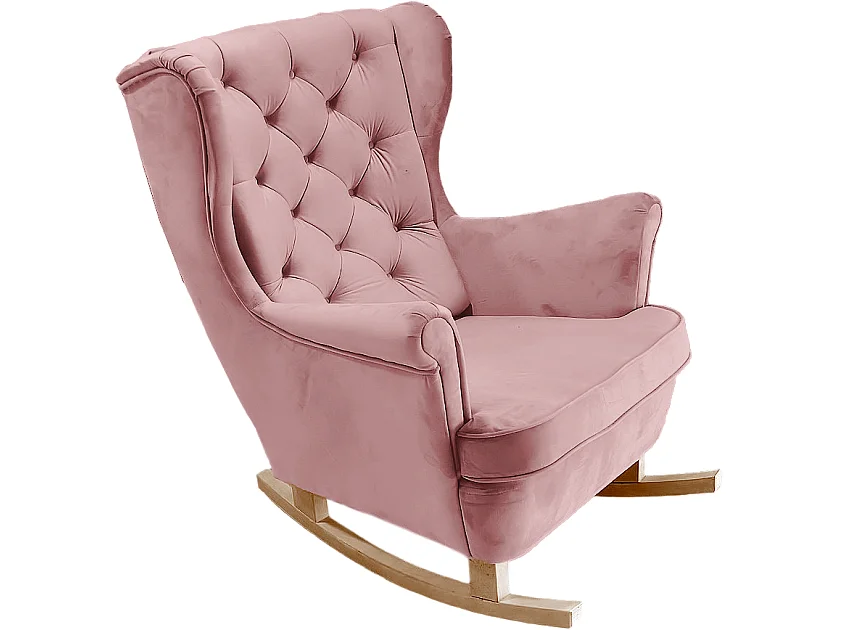 Relaxfauteuil met Gestoffeerde Zitting en Armleuningen, TV Fauteuil 102x81x95cm Roze_29838
