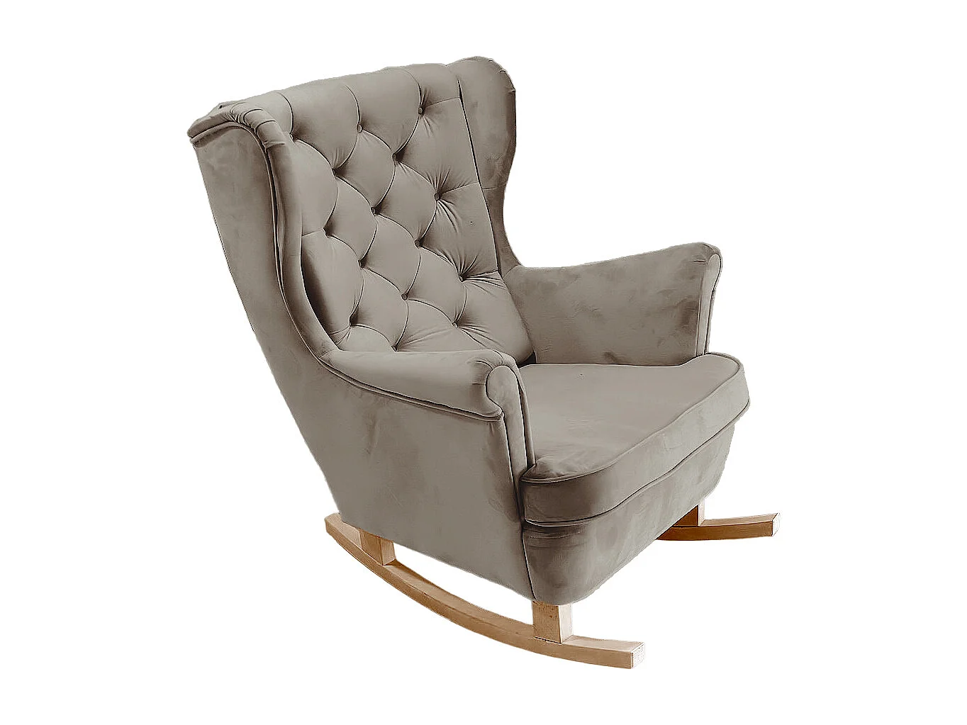 Fauteuil Relax avec accoudoirs et siège rembourré, fauteuil de salon, 102x81x95cm Gris_29843