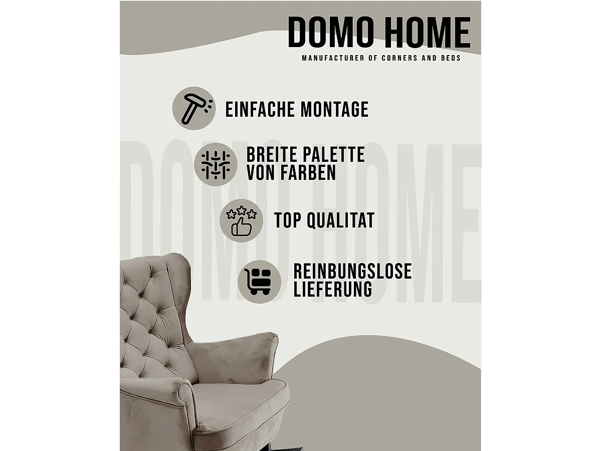 Relaxfauteuil met Gestoffeerde Zitting en Armleuningen, TV Fauteuil 102x81x95cm Grijs_29843