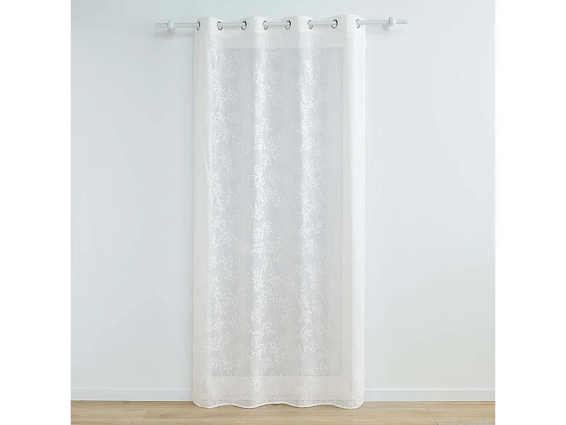 Rideau Voilage à Œillets &quot;Karla&quot; 140x240cm Blanc