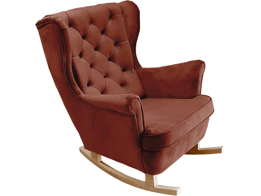Relaxfauteuil met Gestoffeerde Zitting en Armleuningen, TV Fauteuil 102x81x95cm Bordeaux_29833