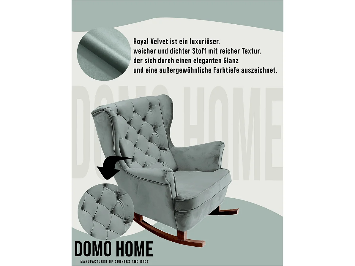 Fotel Relax z Tapicerowanym Siedzeniem i Podłokietnikami, Fotel TV 102x81x95cm Popiel_29857