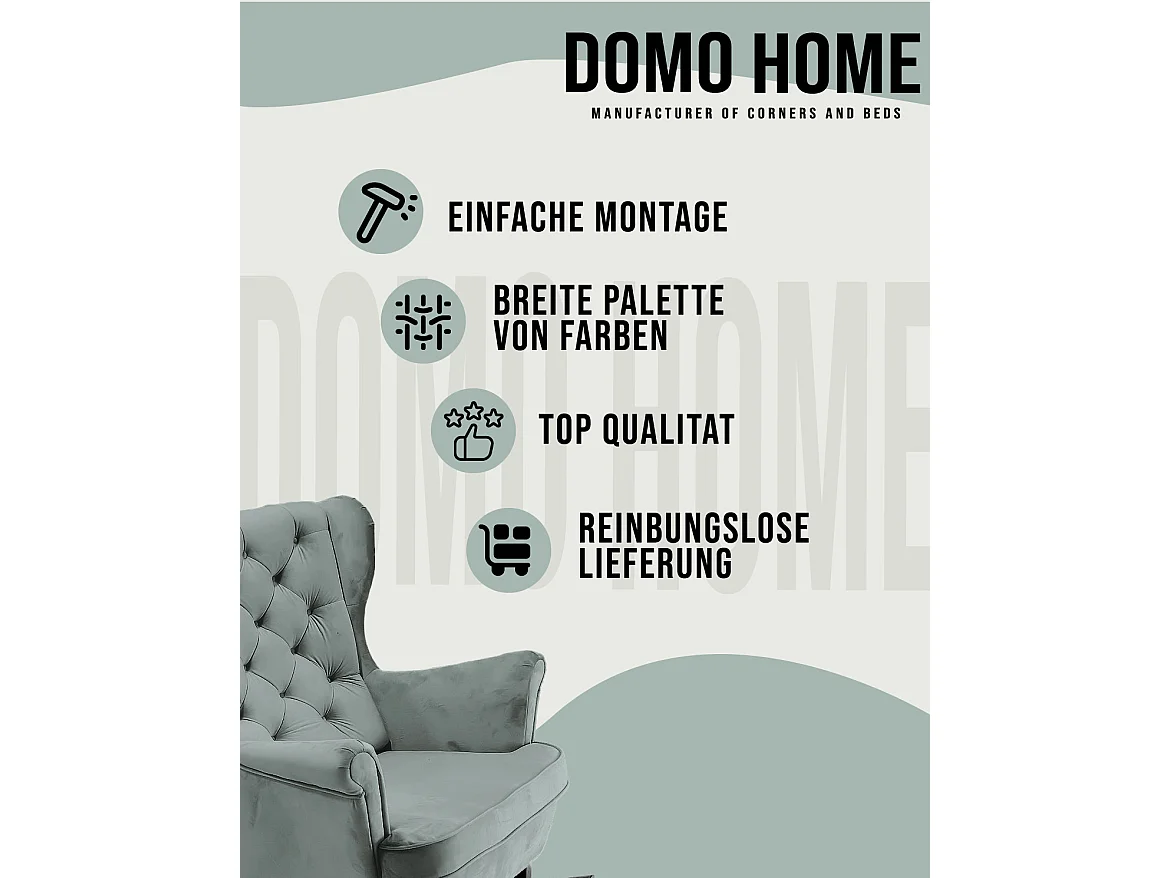 Fauteuil Relax avec accoudoirs et siège rembourré, fauteuil de salon, 102x81x95cm Cendre_29857