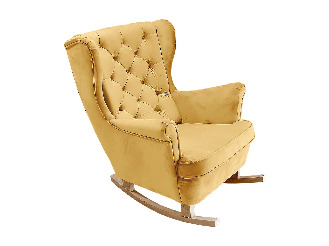 Fotel Relax z Tapicerowanym Siedzeniem i Podłokietnikami, Fotel TV 102x81x95cm Złoty_29822