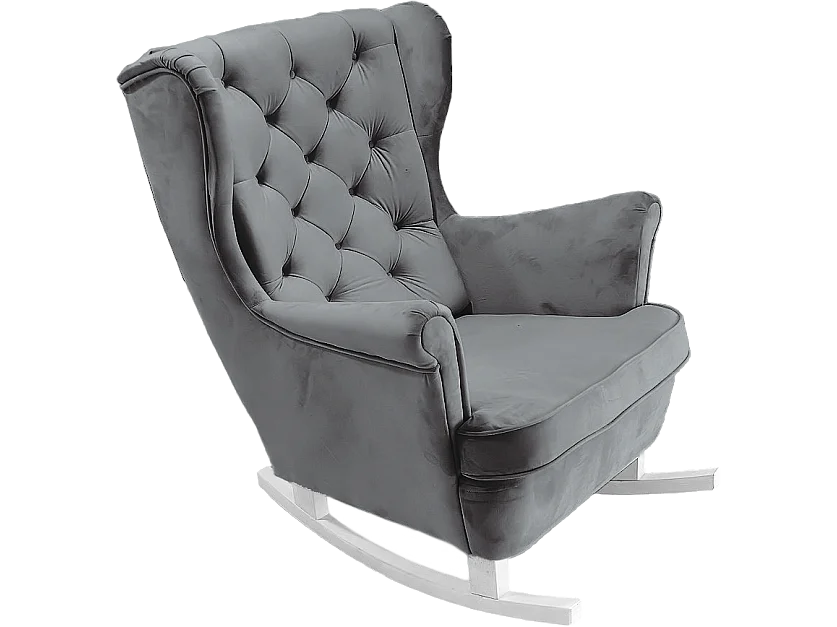 Relaxfauteuil met Gestoffeerde Zitting en Armleuningen, TV Fauteuil 102x81x95cm Asgrijs_29858