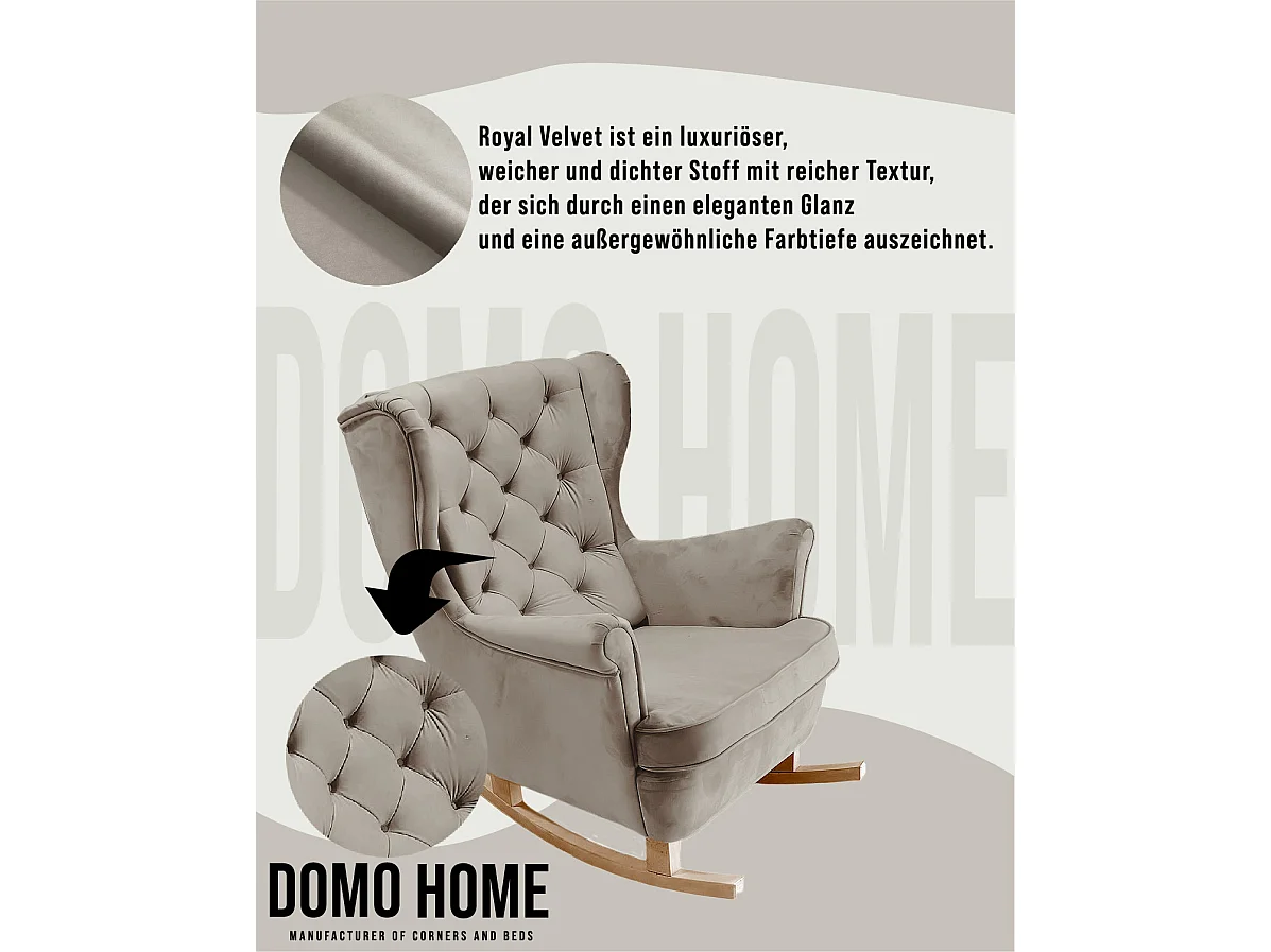 Fotel Relax z Tapicerowanym Siedzeniem i Podłokietnikami, Fotel TV 102x81x95cm Szary_29842