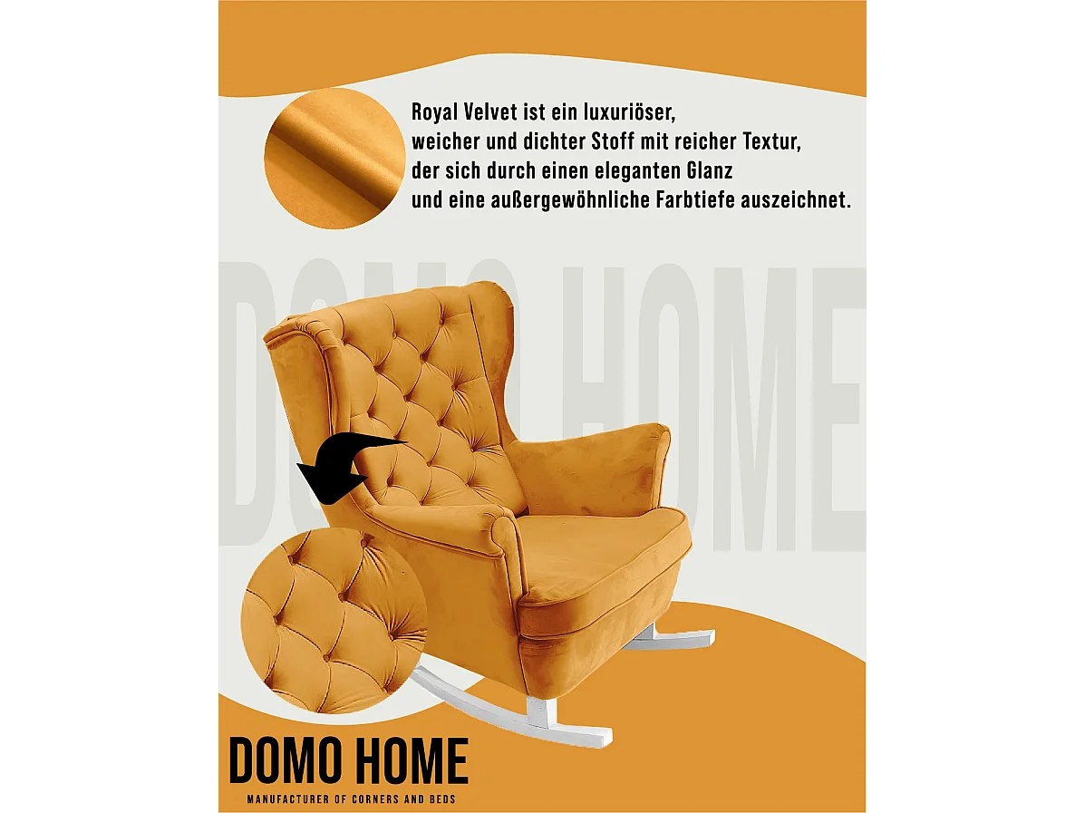 Relaxfauteuil met Gestoffeerde Zitting en Armleuningen, TV Fauteuil 102x81x95cm Goud_29821