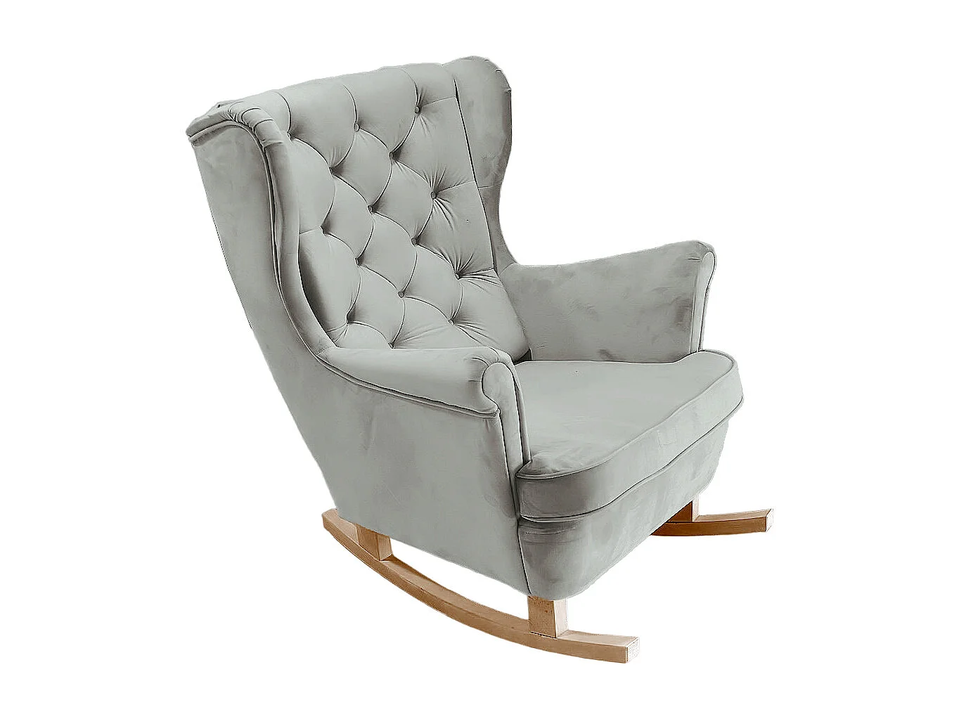 Fauteuil Relax avec accoudoirs et siège rembourré, fauteuil de salon, 102x81x95cm Cendre_29855