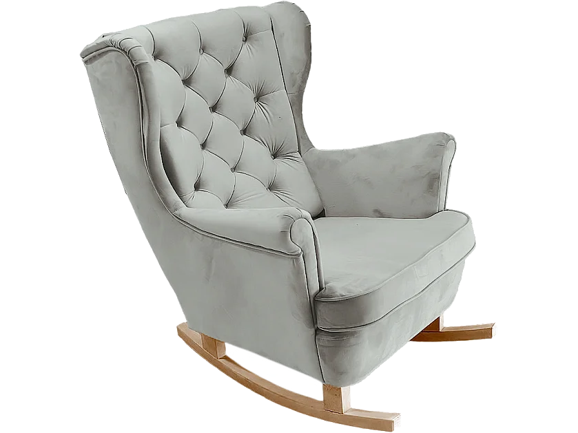 Relaxfauteuil met Gestoffeerde Zitting en Armleuningen, TV Fauteuil 102x81x95cm Asgrijs_29855