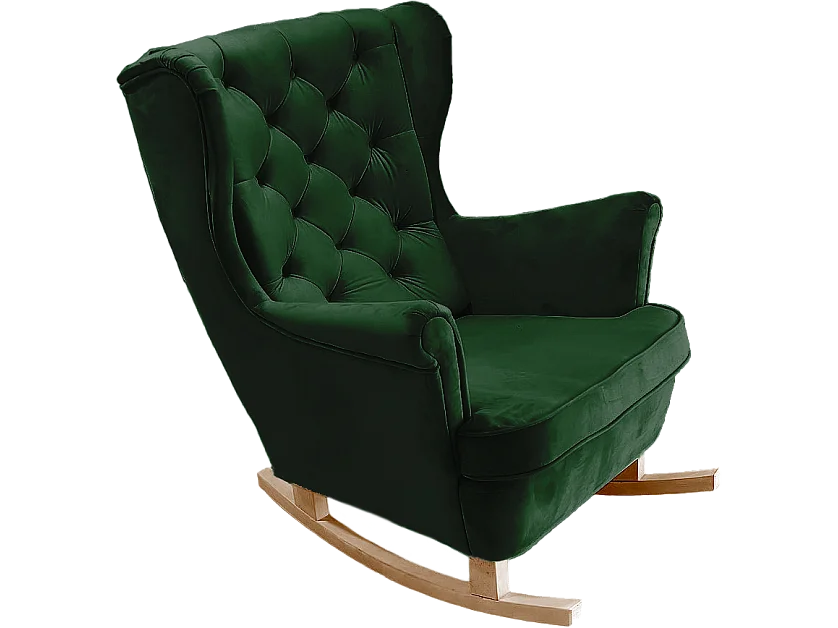 Relaxfauteuil met Gestoffeerde Zitting en Armleuningen, TV Fauteuil 102x81x95cm Groen_29847