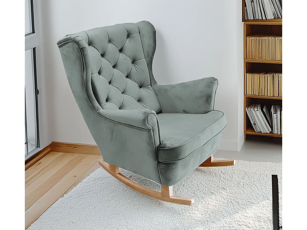 Relaxfauteuil met Gestoffeerde Zitting en Armleuningen, TV Fauteuil 102x81x95cm Asgrijs_29857