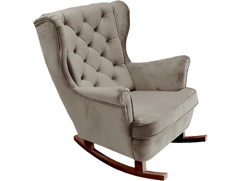 Fauteuil Relax avec accoudoirs et siège rembourré, fauteuil de salon, 102x81x95cm Gris_29843