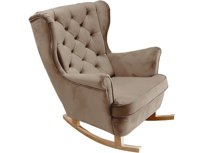 Fauteuil Relax avec accoudoirs et siège rembourré, fauteuil de salon, 102x81x95cm Marron_29813