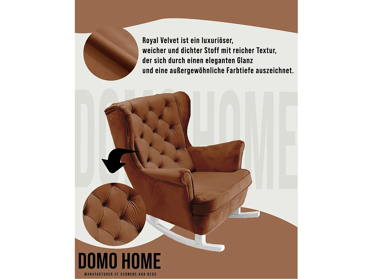 Fotel Relax z Tapicerowanym Siedzeniem i Podłokietnikami, Fotel TV 102x81x95cm Ciemnobrązowy_29828