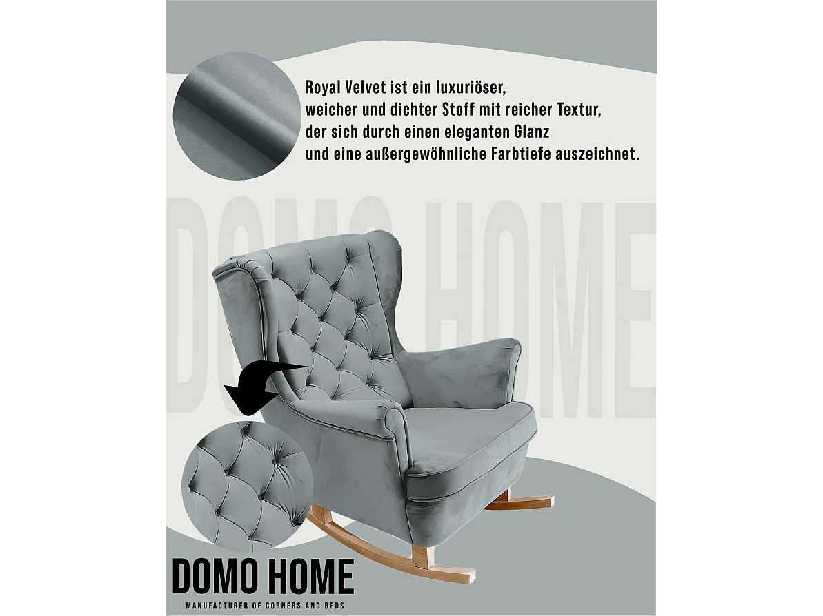 Relaxfauteuil met Gestoffeerde Zitting en Armleuningen, TV Fauteuil 102x81x95cm Asgrijs_29859