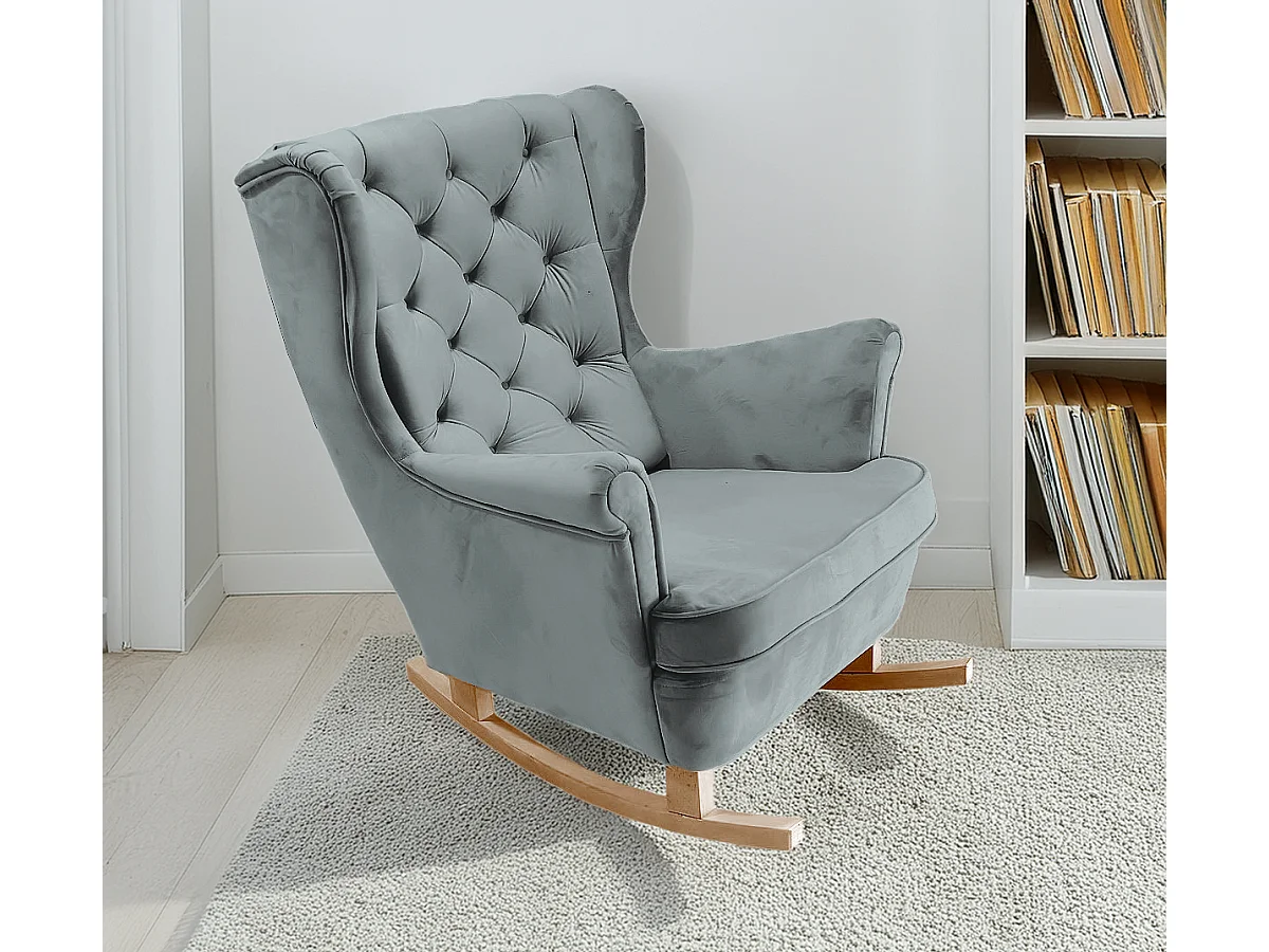 Relaxfauteuil met Gestoffeerde Zitting en Armleuningen, TV Fauteuil 102x81x95cm Asgrijs_29859