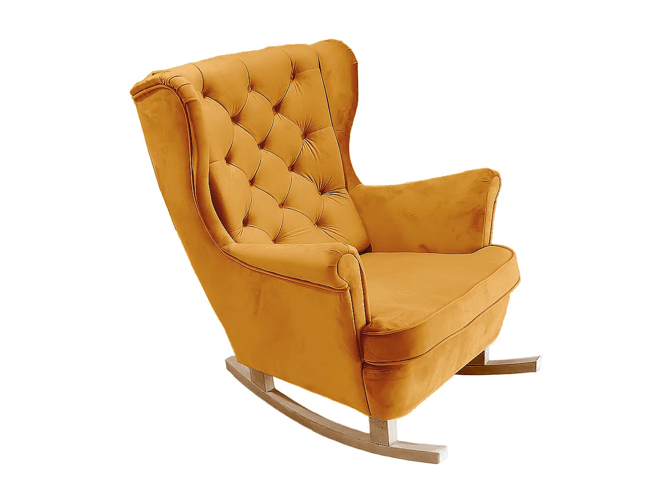 Fauteuil Relax avec accoudoirs et siège rembourré, fauteuil de salon, 102x81x95cm Or_29820