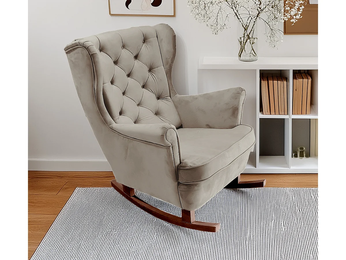 Fotel Relax z Tapicerowanym Siedzeniem i Podłokietnikami, Fotel TV 102x81x95cm Szary_29842