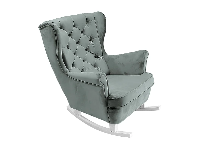 Fauteuil Relax avec accoudoirs et siège rembourré, fauteuil de salon, 102x81x95cm Cendre_29857