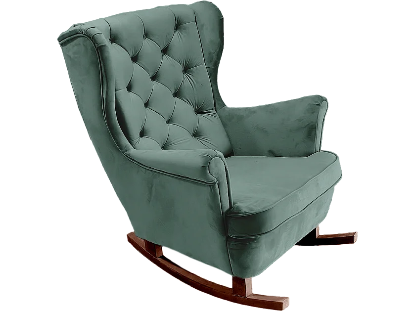 Relaxsessel mit gepolstertem Sitz und Armlehnen, Fernsehsessel 102x81x95cm Grün_29853