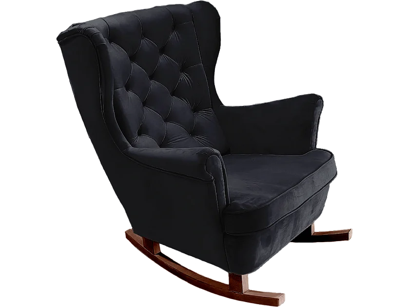 Relaxfauteuil met Gestoffeerde Zitting en Armleuningen, TV Fauteuil 102x81x95cm Zwart_29862