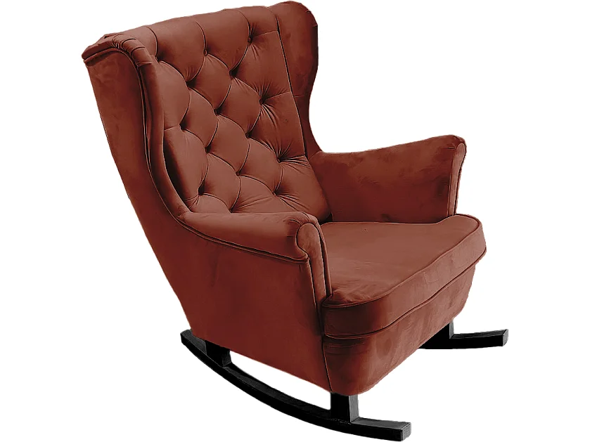 Relaxfauteuil met Gestoffeerde Zitting en Armleuningen, TV Fauteuil 102x81x95cm Bordeaux_29833