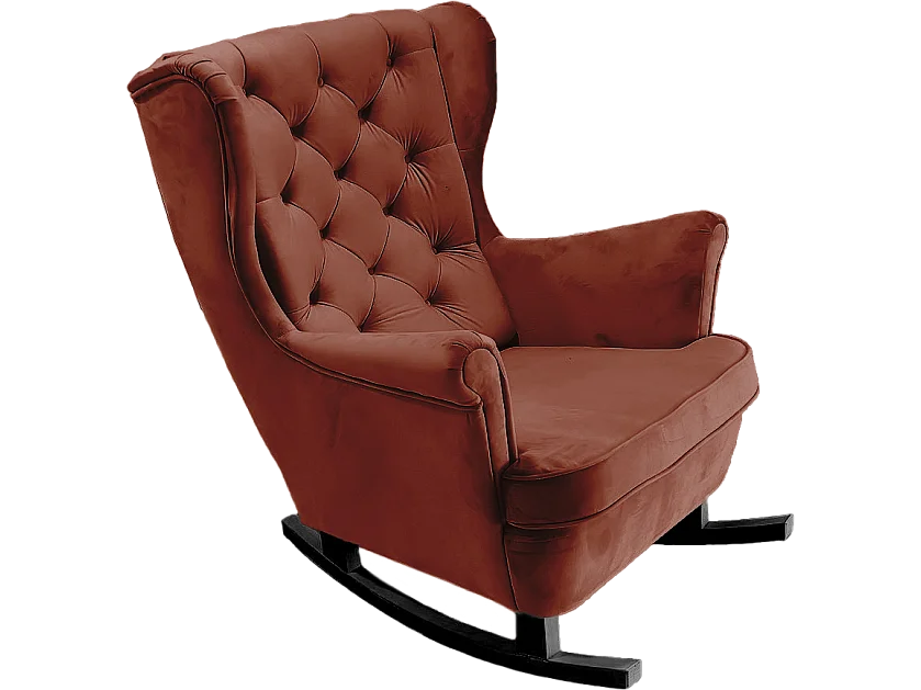 Relaxsessel mit gepolstertem Sitz und Armlehnen, Fernsehsessel 102x81x95cm Burgunderrot_29833