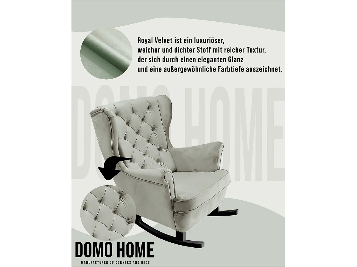 Fauteuil Relax avec accoudoirs et siège rembourré, fauteuil de salon, 102x81x95cm Cendre_29856