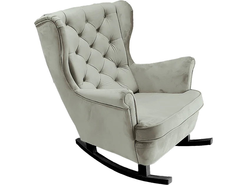 Relaxfauteuil met Gestoffeerde Zitting en Armleuningen, TV Fauteuil 102x81x95cm Asgrijs_29856