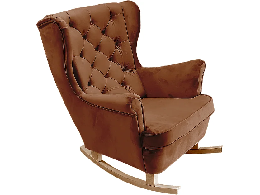 Fauteuil Relax avec accoudoirs et siège rembourré, fauteuil de salon, 102x81x95cm Marron foncé_29828