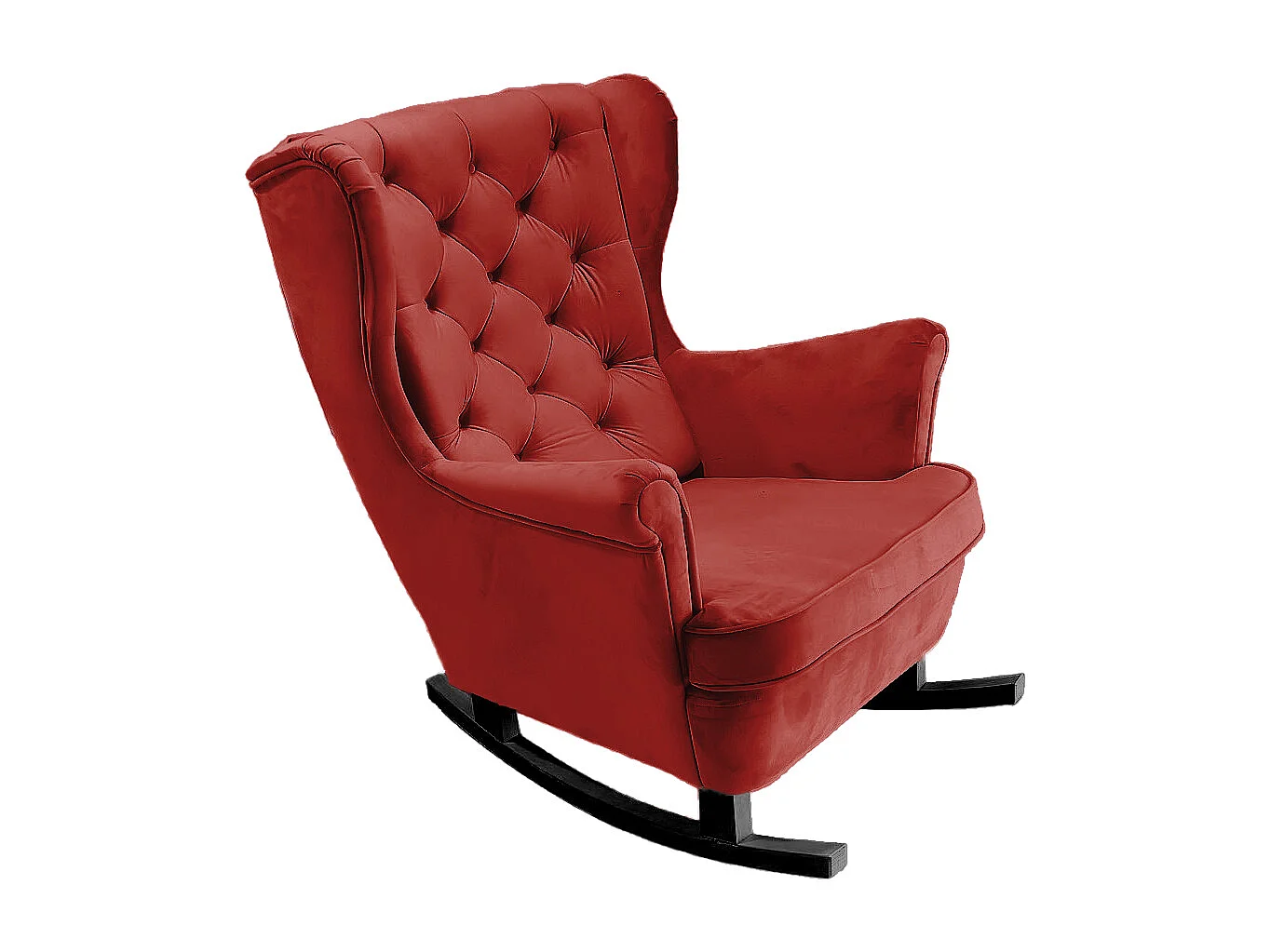 Fauteuil Relax avec accoudoirs et siège rembourré, fauteuil de salon, 102x81x95cm Bordeaux_29834
