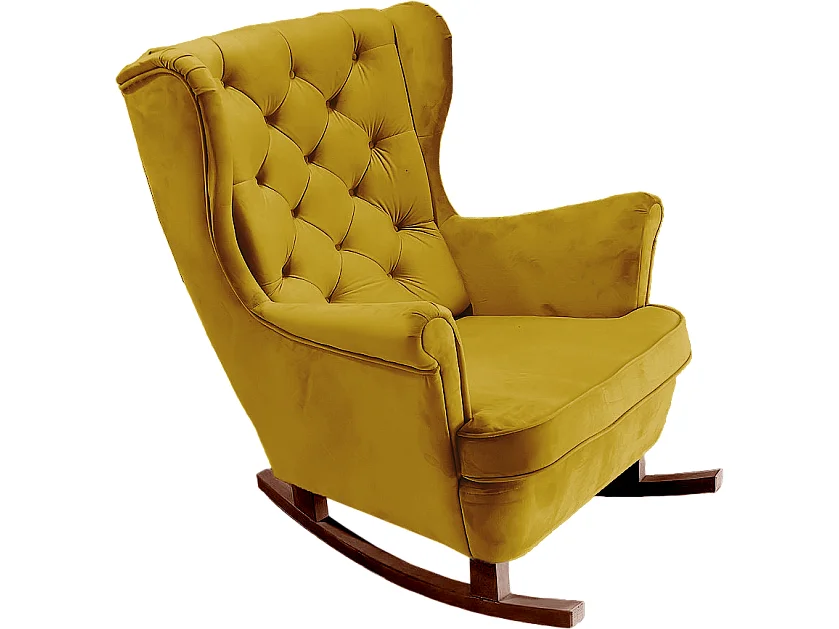 Fauteuil Relax avec accoudoirs et siège rembourré, fauteuil de salon, 102x81x95cm Olive_29818