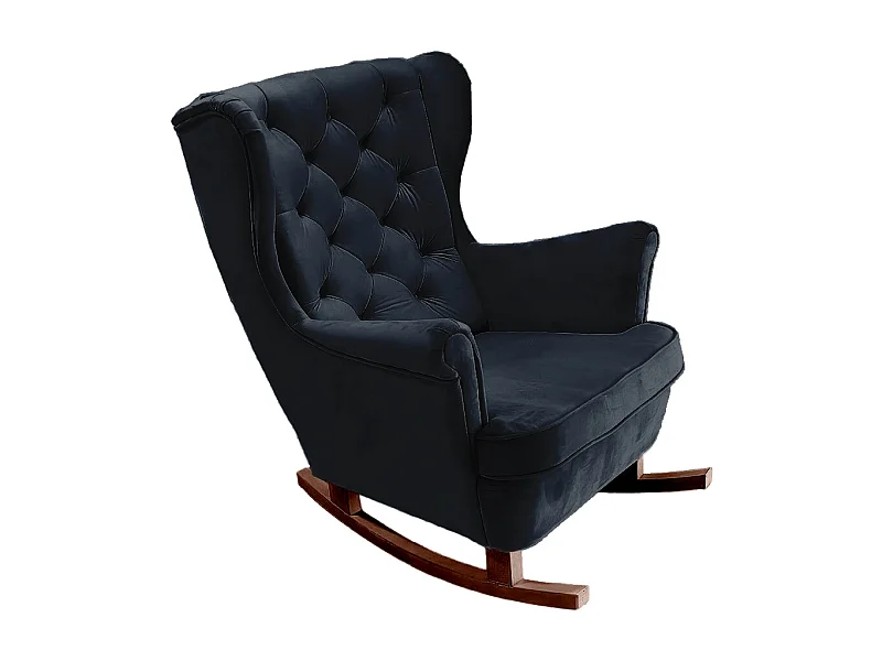 Relaxfauteuil met Gestoffeerde Zitting en Armleuningen, TV Fauteuil 102x81x95cm Zwart_29863