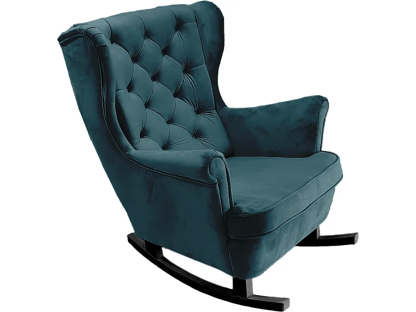 Relaxfauteuil met Gestoffeerde Zitting en Armleuningen, TV Fauteuil 102x81x95cm Marine_29860