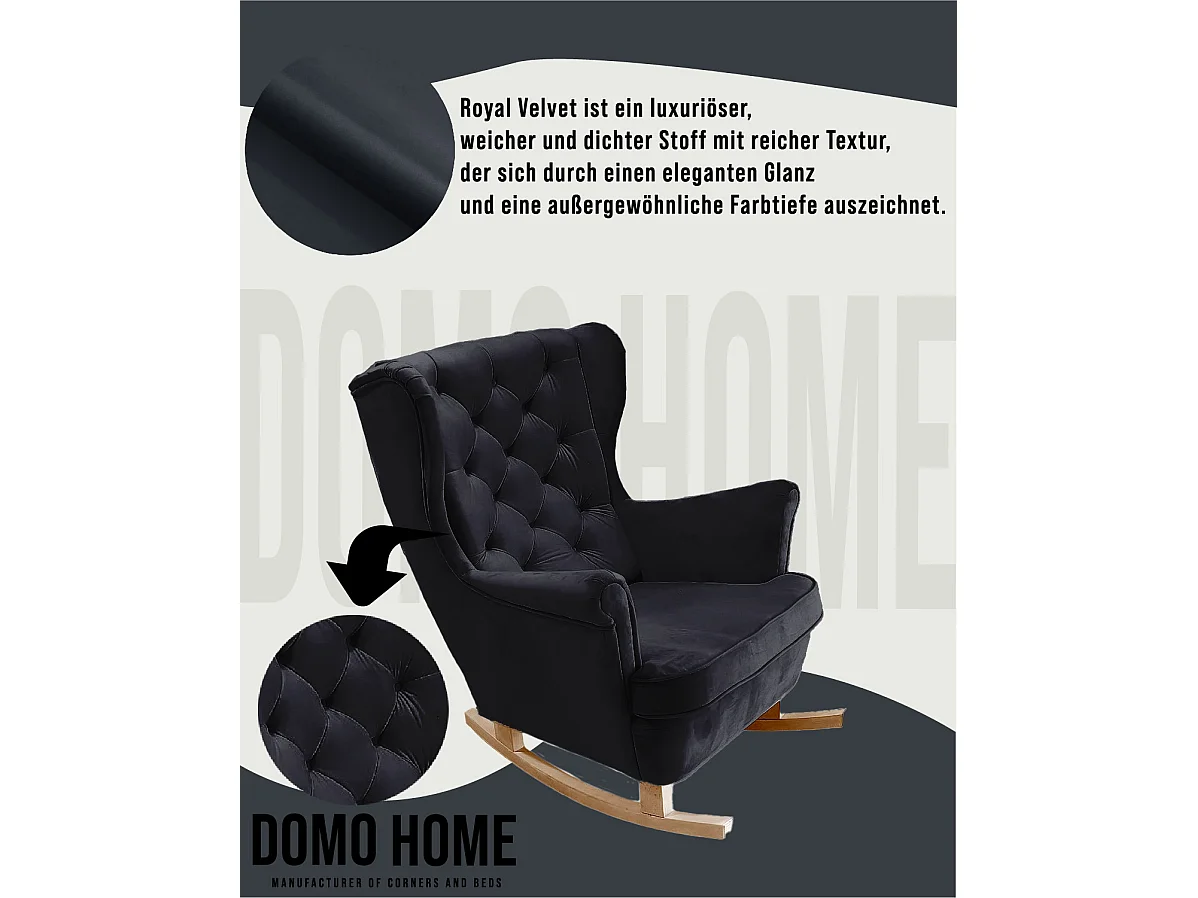 Relaxfauteuil met Gestoffeerde Zitting en Armleuningen, TV Fauteuil 102x81x95cm Zwart_29862