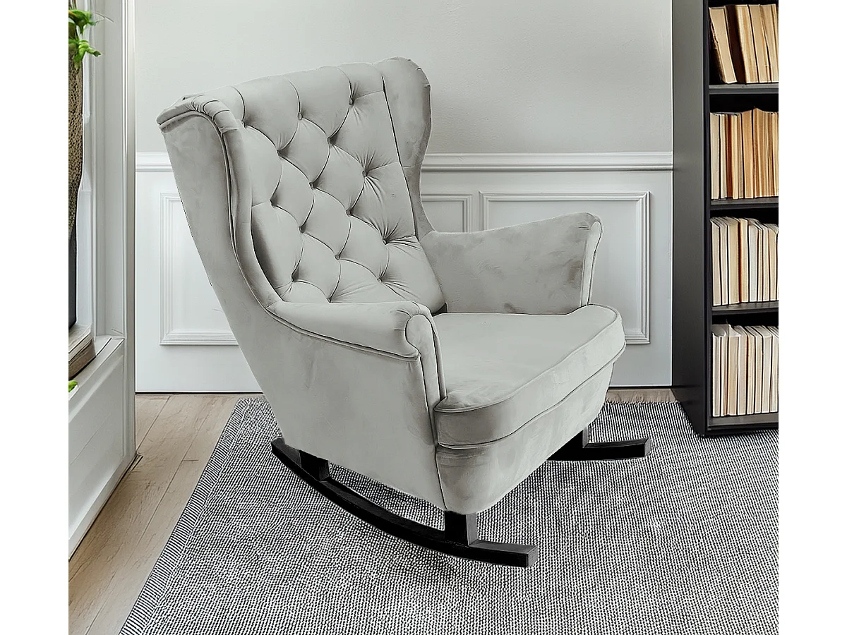 Relaxfauteuil met Gestoffeerde Zitting en Armleuningen, TV Fauteuil 102x81x95cm Asgrijs_29855