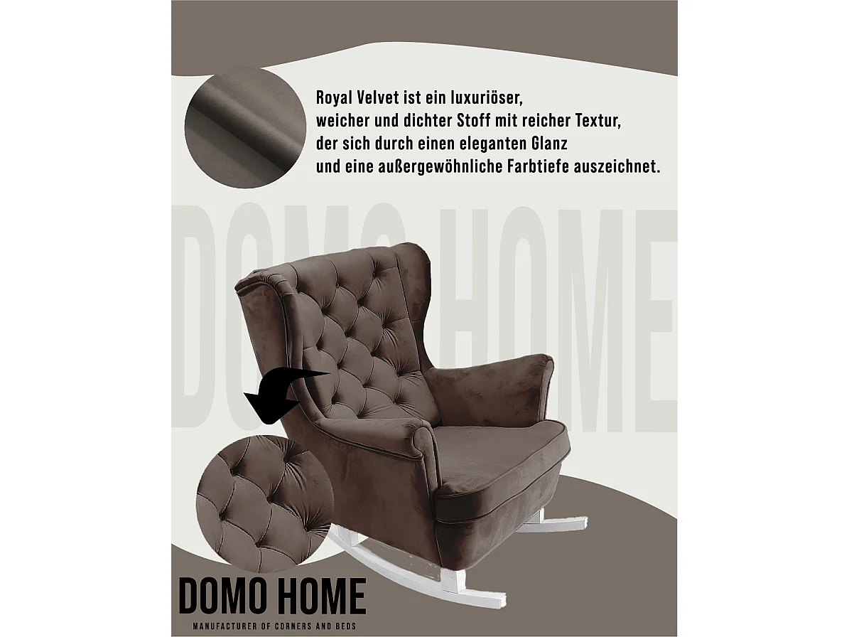 Relaxfauteuil met Gestoffeerde Zitting en Armleuningen, TV Fauteuil 102x81x95cm Bruin_29844