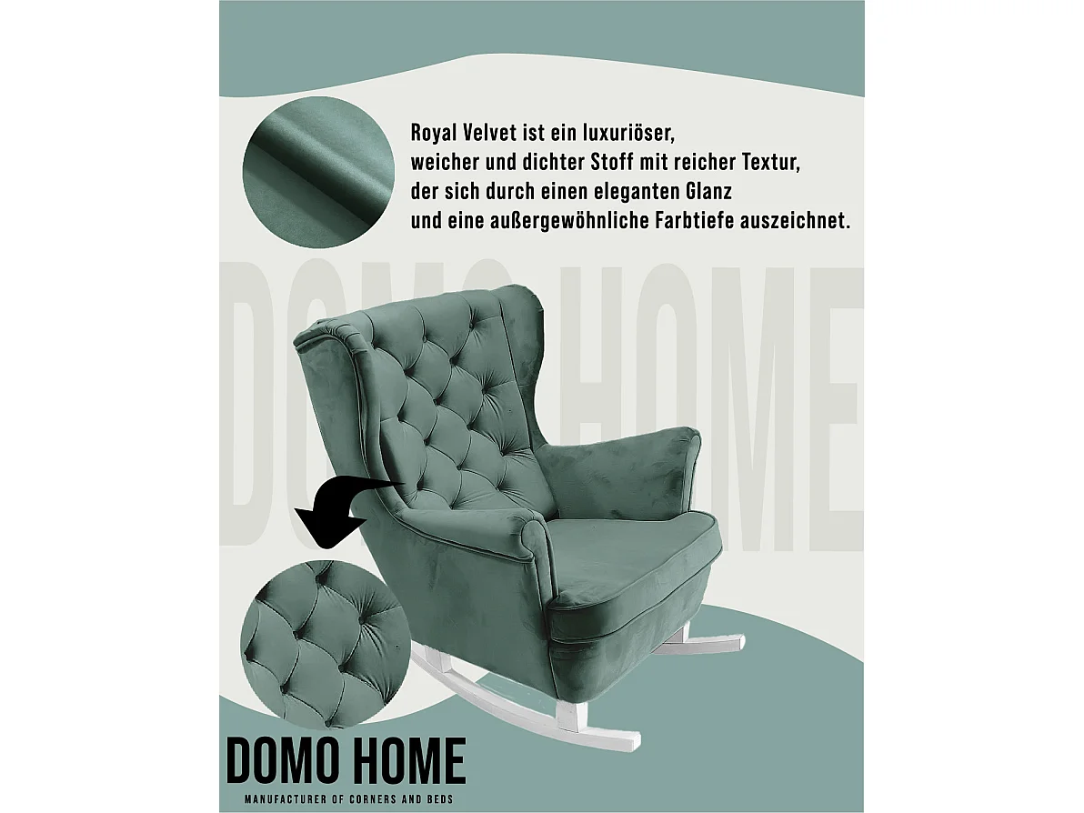 Relaxfauteuil met Gestoffeerde Zitting en Armleuningen, TV Fauteuil 102x81x95cm Groen_29853