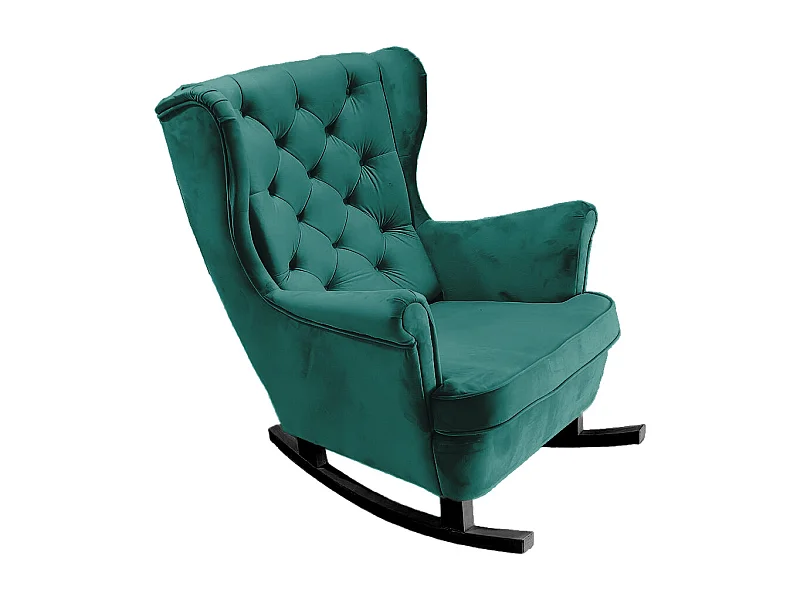 Relaxfauteuil met Gestoffeerde Zitting en Armleuningen, TV Fauteuil 102x81x95cm Groen_29850